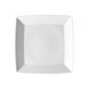 Лофт Белый/Тренд Азия Белая тарелка/тарелка квадратная 22 см Thomas, белый