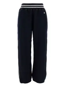 Брюки с ребристыми манжетами Wales Bonner, синий