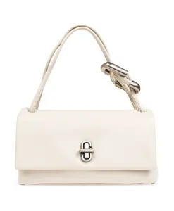 Кожаная сумка через плечо Marc Jacobs, бежевый