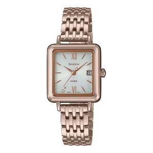 Часы Casio Sheen Business Analog Watch 'Rose Gold White', розовый