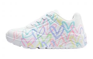 Кроссовки Skechers Girls Kids Lifestyle Shoes Kids Low-top White, белый