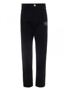 Брюки с нашивкой-логотипом Balmain Kids, черный