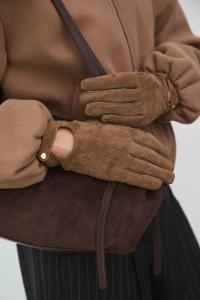 Замшевые перчатки Medicine, коричневый