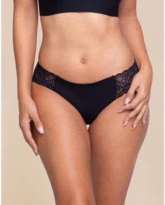 Менструальные трусики с кружевом средней впитываемости Proof, черный