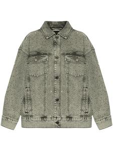 Джинсовая куртка Gestuz из эластичного хлопка, серый