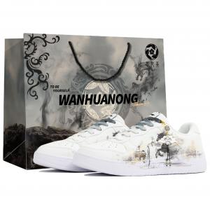 Мужские низкие скейтборд-кроссовки Li Ning с плавающей лодкой, множеством цветов, чернильной лошадью, амортизирующей сумкой для покупок