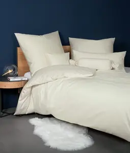 Постельное белье Janine Mako satin Colors 155X220 ecru Original Janine