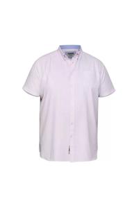 D555 Рубашка с короткими рукавами James Oxford Kingsize Duke Clothing, розовый