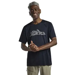 Футболка с коротким рукавом Jack Wolfskin Peak Graphic, синий