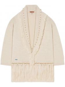 Alanui кардиган Jasmine, белый
