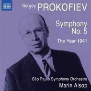 Диск CD Prokofiev: Symphony 5 / The Year 1941 (Symphonic Suite) - Sergei Prokofiev, Marin Alsop, São Paulo Symphony Orchestra
