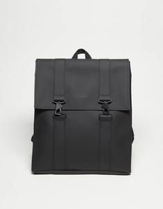 Черный водонепроницаемый большой рюкзак унисекс Rains 13300 MSN