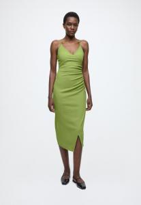 Платье Anna Field WRAP STRAPPY MIDI DRESS, Tendril Tcx/Green