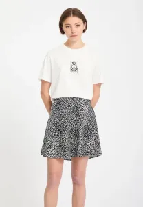 Необработанная юбка а-силуэта Volcom, Black White