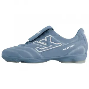 LOUIS VUITTON Низкие повседневные кеды Footprint Soccer унисекс синего цвета