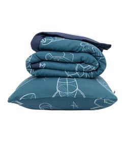 Комплект постельного белья из хлопка и муслина унисекс Little Unicorn, мультиколор