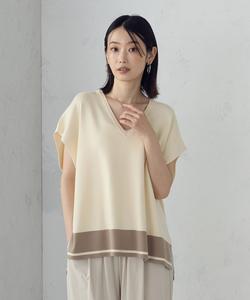 Двухцветный жилет оверсайз