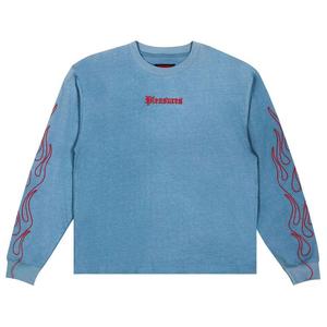 Лонгслив Pleasures Fiery Heavyweight Long-Sleeve, Slate