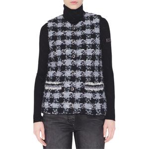 CHANEL Женские жилетки Black Gray