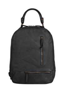 Рюкзак из натуральной кожи, производство Италия Samantha Look, серый