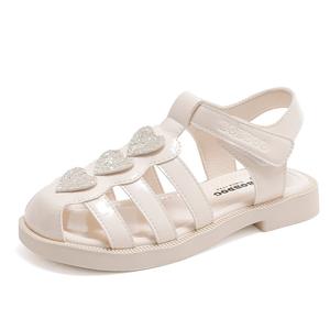 Противоскользящие дышащие детские сандалии для детей BOBDOG, черный