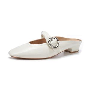 Женские сандалии с закрытым носком и резиновой подошвой, устойчивые к истиранию TATAYA, Ecru