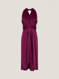 Детское платье Tia Halter Maxi Twist для выпускного Monsoon, Berry