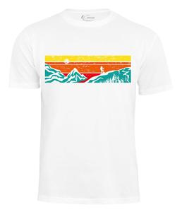 Футболка Cotton Prime mit Bergen Lets Hiking, белый