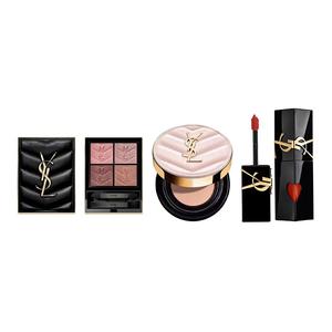 SAINT LAURENT Черный тюбик блеск для губ набор для макияжа легко растушевывается натуральный 4g+5.5ml+12g