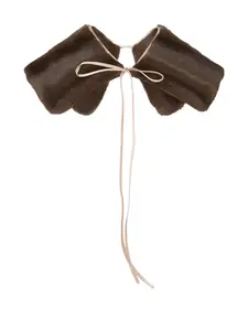 Воротник с завязками Nº21, коричневый