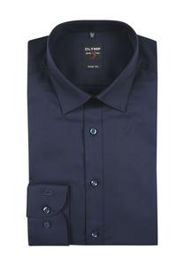 Деловая рубашка Level Five, облегающая, New York Kent, мужская OLYMP, цвет Nachtblau