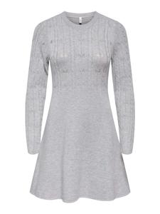 ONLY Вязаное платье 'ONLKatia' в светло-сером цвете