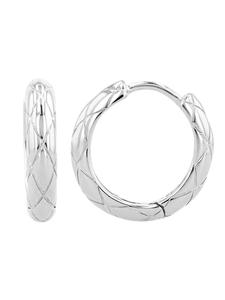 Adeliás Женские серьги - серьги-кольца на шарнирах из серебра 925 пробы