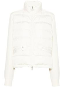 Moncler пуховик со вставками, белый
