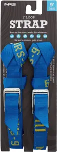 Две петлевые стропы 9 на 1 дюйм NRS, Iconic Blue