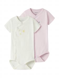 NAME IT Комбинезон/боди 'NBFVUBIE' в цвете кремовый, розовый