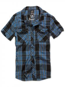 Рубашка Roadstar с коротким рукавом синего цвета Brandit
