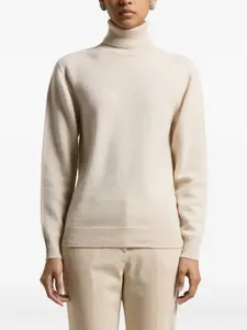 Кашемировый свитер с высоким воротником Peserico, нейтральный