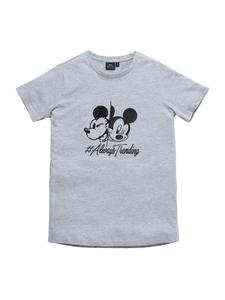ONOMATO! Футболка с короткими рукавами и пайетками в виде Микки Мауса, серая