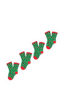 Носки 4-PACK PRINTS Unabux, зеленый