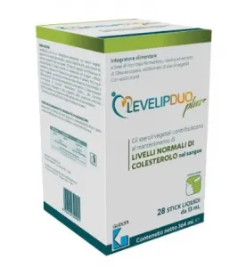 Levelipduo Plus 28 палочек по 13 мл, добавка для контроля уровня холестерина Laboratori Guidotti