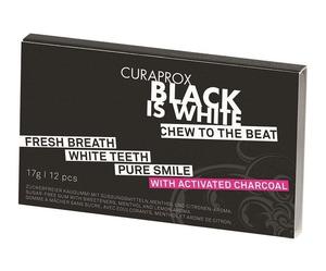 Curaprox Black is White жевательная резинка, 1 шт.