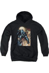 Батмен: Темный рыцарь #1 Детская толстовка с капюшоном Gildan, черный