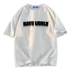 Футболка Unisex HAVR, белый вересково-серый