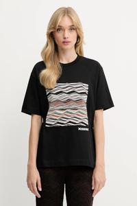 Хлопковая футболка Missoni, черный