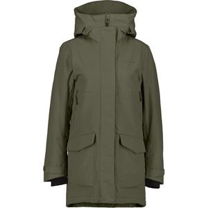 Coat Frida WNS Parka 7 Didriksons, зеленый