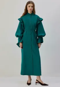 Платье макси Touché Privé, Green