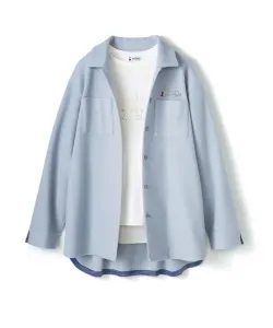 Теплая куртка, похожая на шерсть Studio Picone, цвет Light Blue(069)