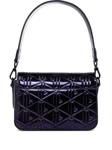 Сумка на плечо с геометрическим узором Lacoste, фиолетовый