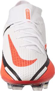 Мужские футбольные бутсы Nike, White Bright Crimson Volt